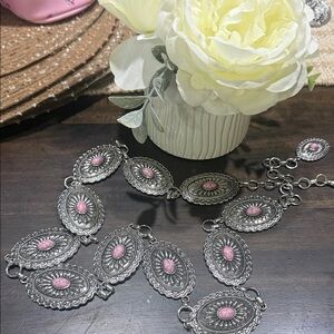 Pink  Concho belt